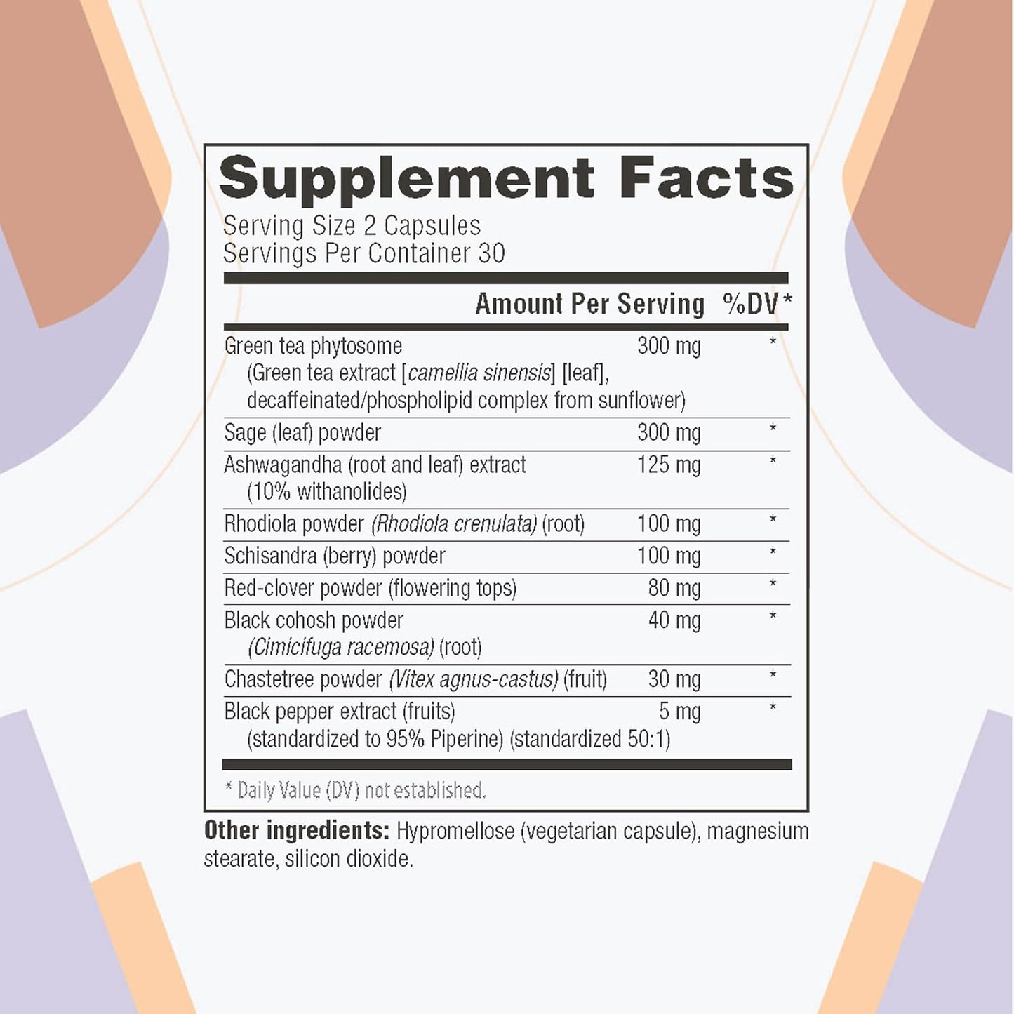 MenoRescue Menopause Supplements for Women – All Stage Menopause Relief for Hot Flushes, Hormone Support, and Complete Menopause Relief with Happy Natural Harmony Formula - görsel 2