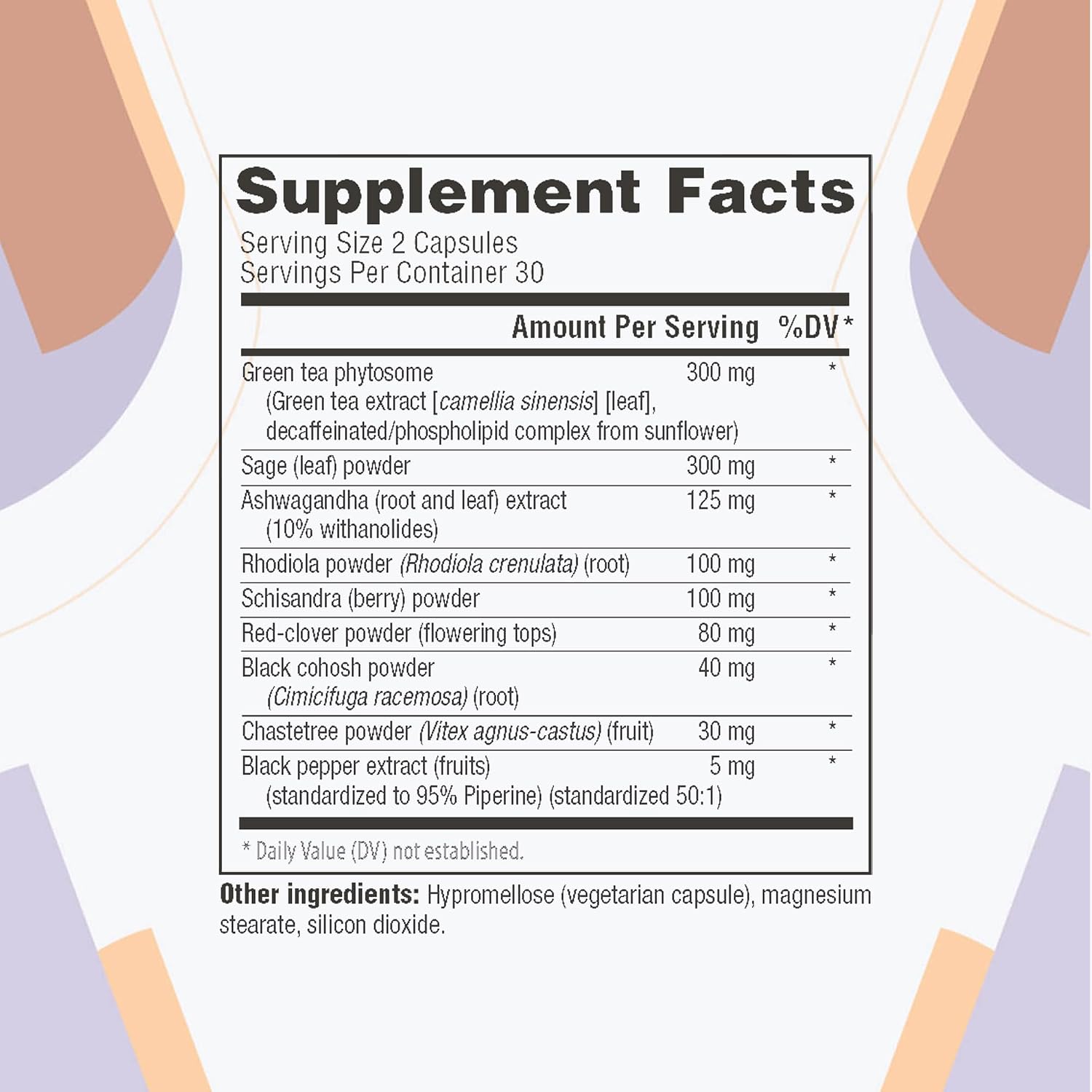 MenoRescue Menopause Supplements for Women – All Stage Menopause Relief for Hot Flushes, Hormone Support, and Complete Menopause Relief with Happy Natural Harmony Formula - görsel 2