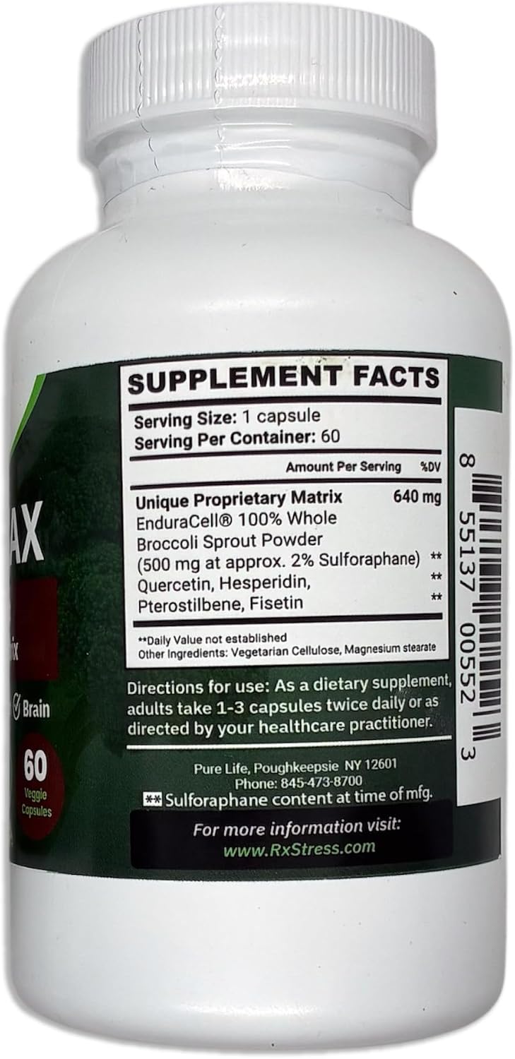 SulforaMAX (60 Capsules) - Sulforaphane Broccoli Immunity Supplement - görsel 9