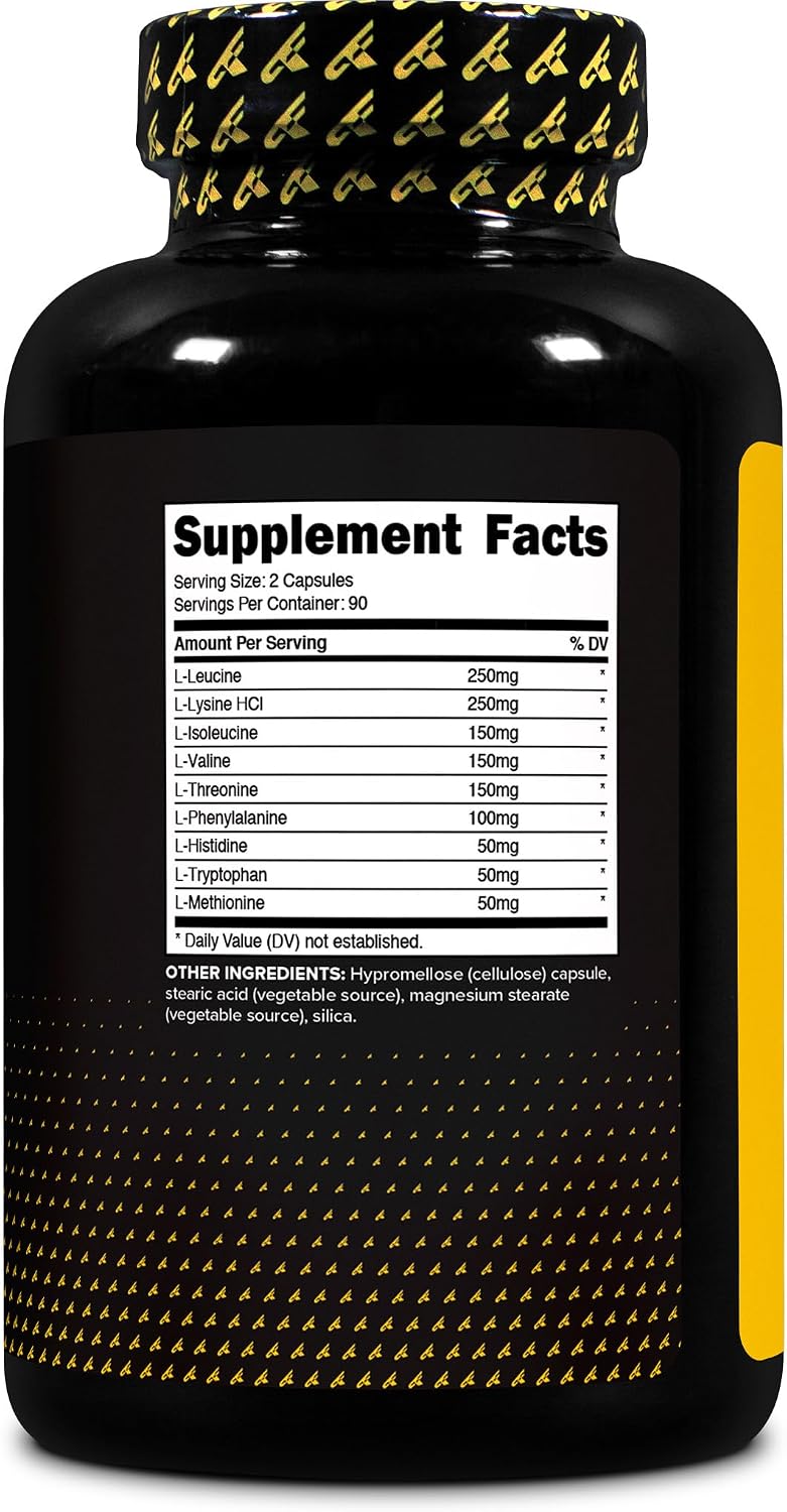Primaforce EAA Capsules 1200mg, 180 Capsules, 90 Servings - görsel 4