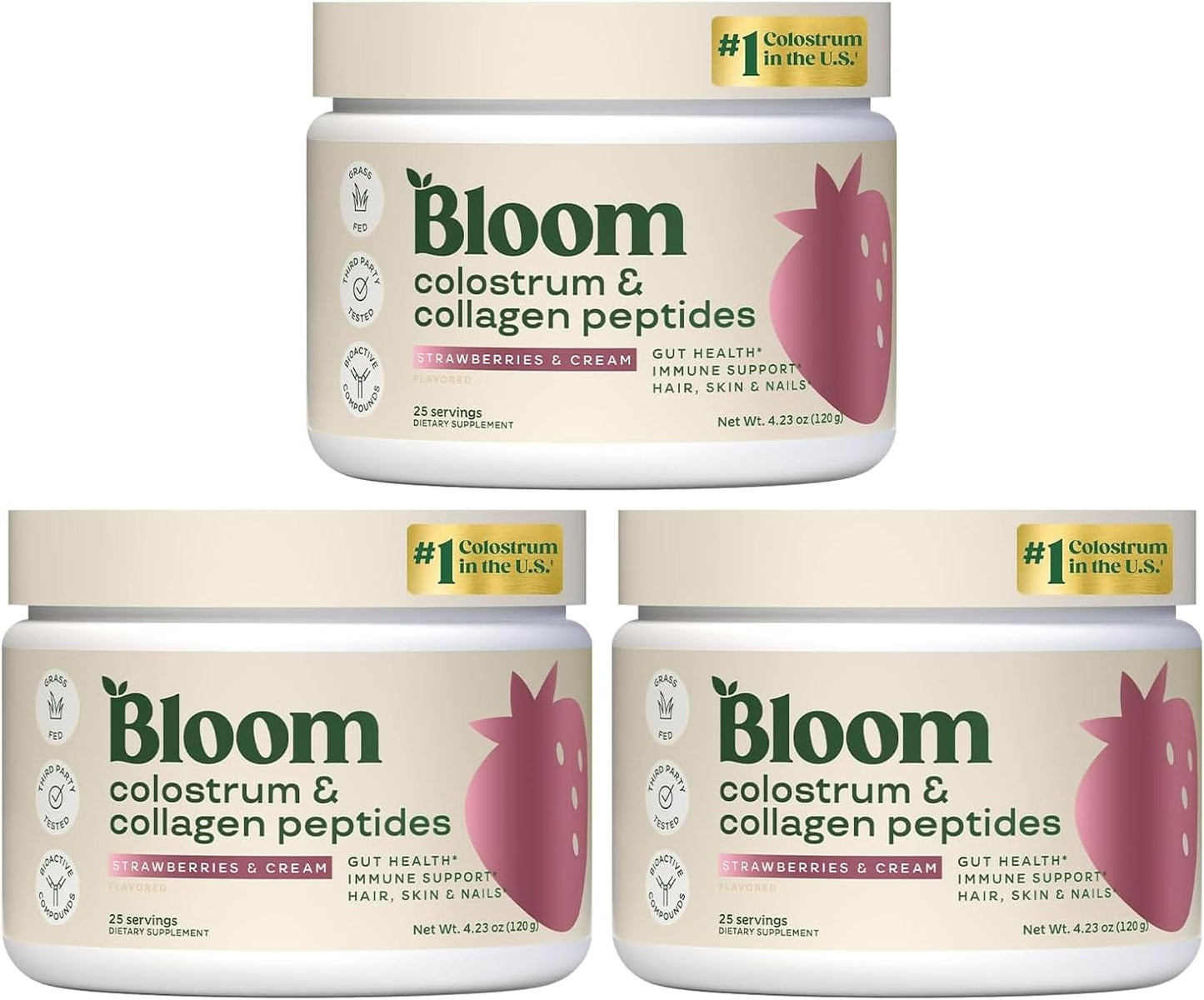 Bloom Nutrition Bovine Colostrum Powder with Vitamin B-12 | Unflavoured, 25 Servings - görsel 7