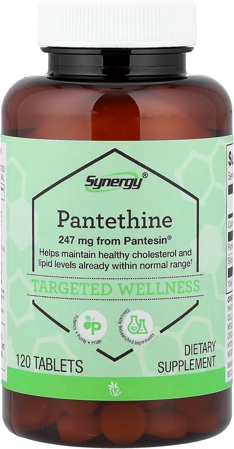 Vitacost Synergy Pantethine, 120 Tablets - görsel 1
