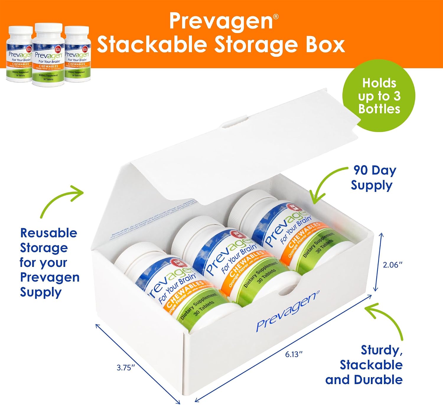 Prevagen Regular Strength Orange Chewables - 90 Tablets (3 Month Supply) | Food Supplement with 10mg Apoaequorin & Vitamin D3 - görsel 5