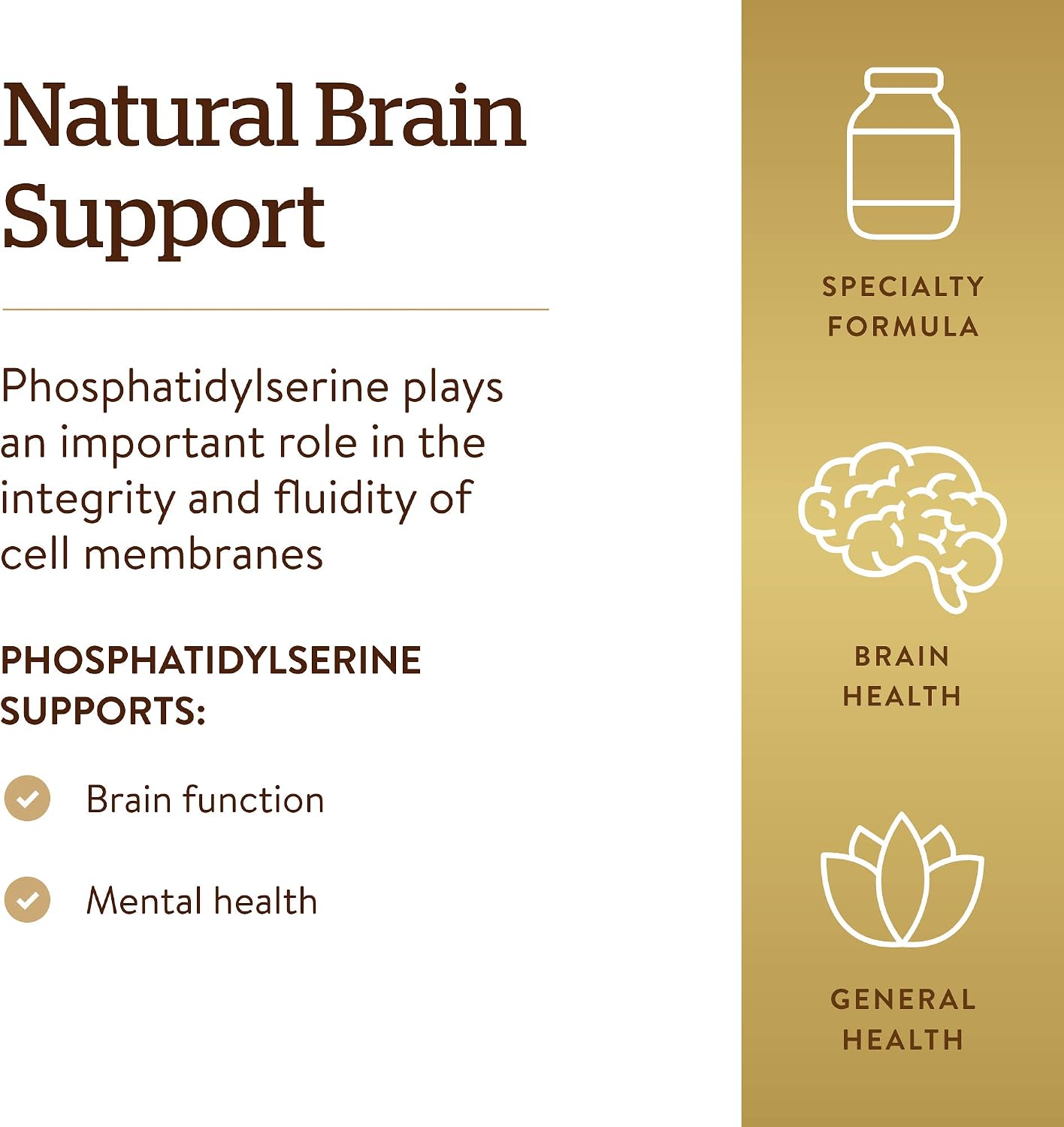 Solgar Phosphatidylserine 200 mg, 60 Softgels - görsel 3