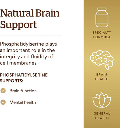 Solgar Phosphatidylserine 200 mg, 60 Softgels