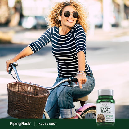 Piping Rock Kudzu Root Capsules | 100 Capsules | Super Concentrated Extract | Non-GM & Gluten-free Food Supplement
