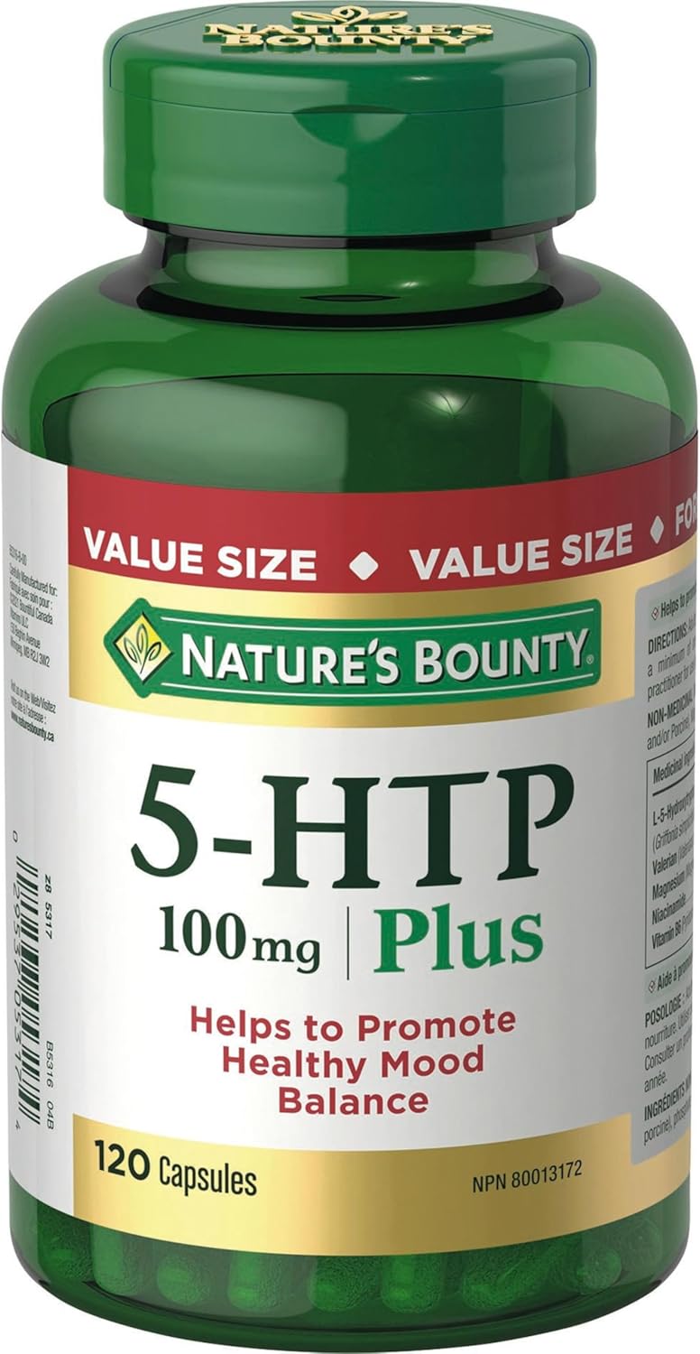 Nature's Bounty 5-HTP 100mg, 120 Capsules - görsel 1