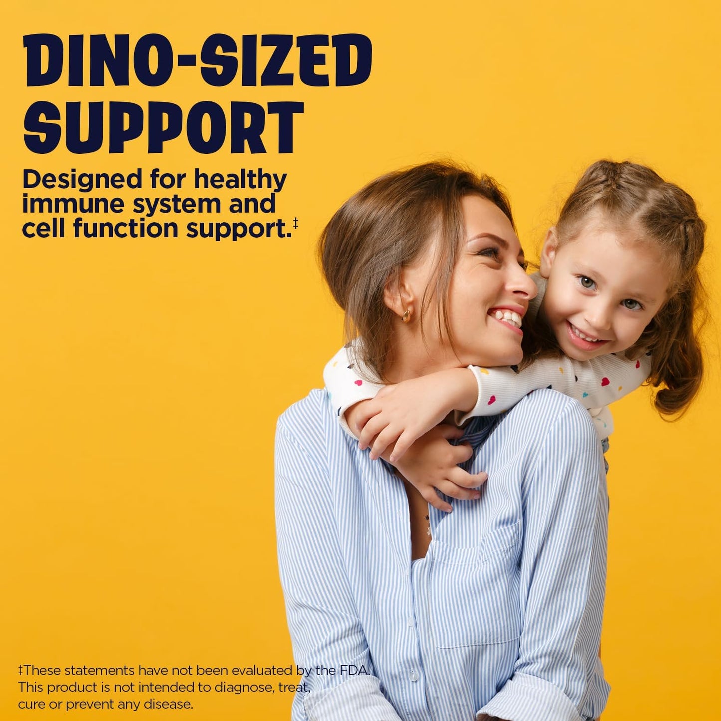 KAL ImmunoRaptor Kids Immune Support Chewables - Dinosaur Shaped Vitamin C & Zinc - 60 Chewable Tablets - görsel 3
