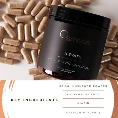 OSMOSIS Skin care Elevate - Immunity, Mood, and Metabolism, 120 Capsules
