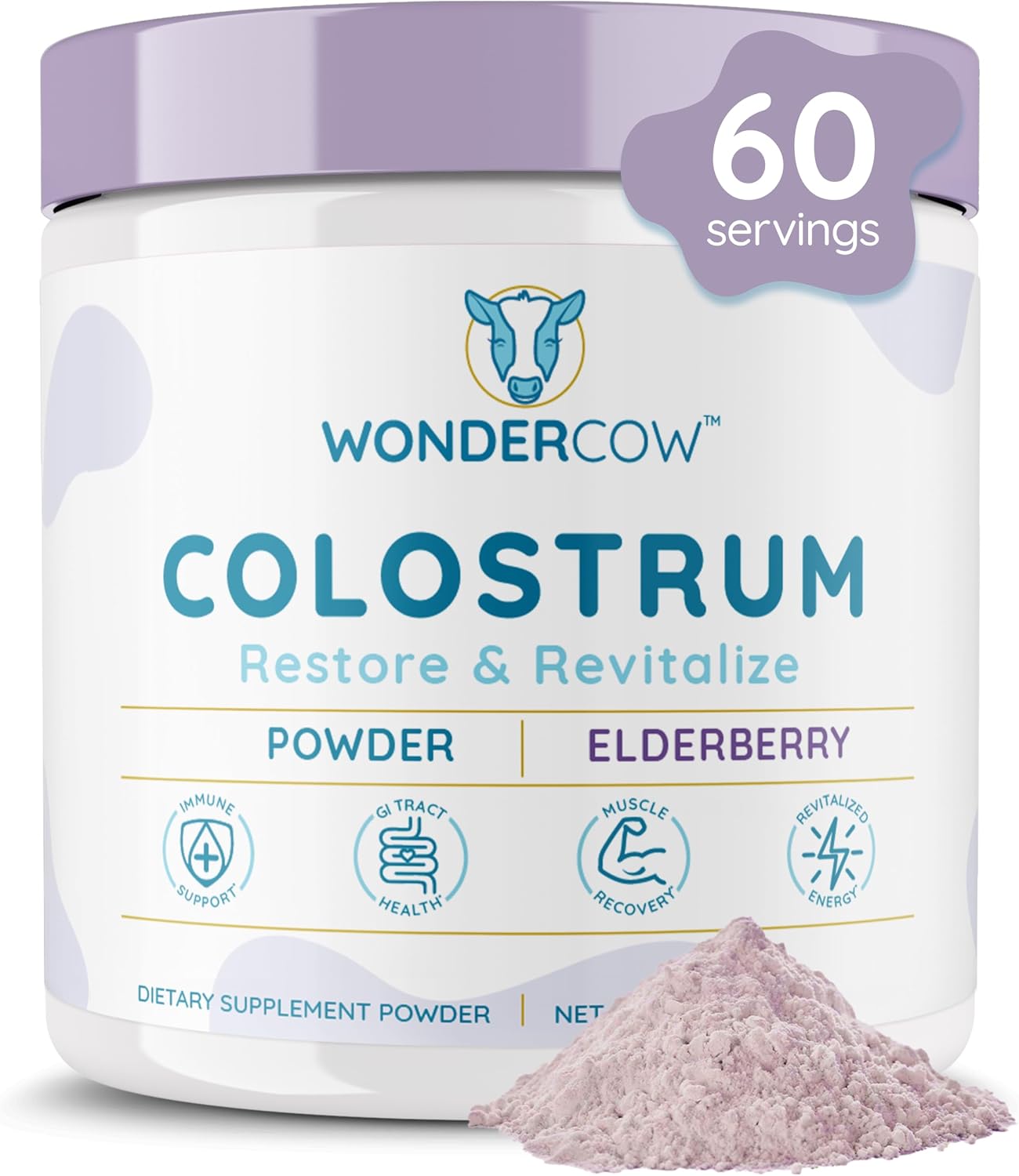 WONDERCOW Colostrum Capsules – Whole Bovine Colostrum Supplement for Gut Health and Immune Support - görsel 9