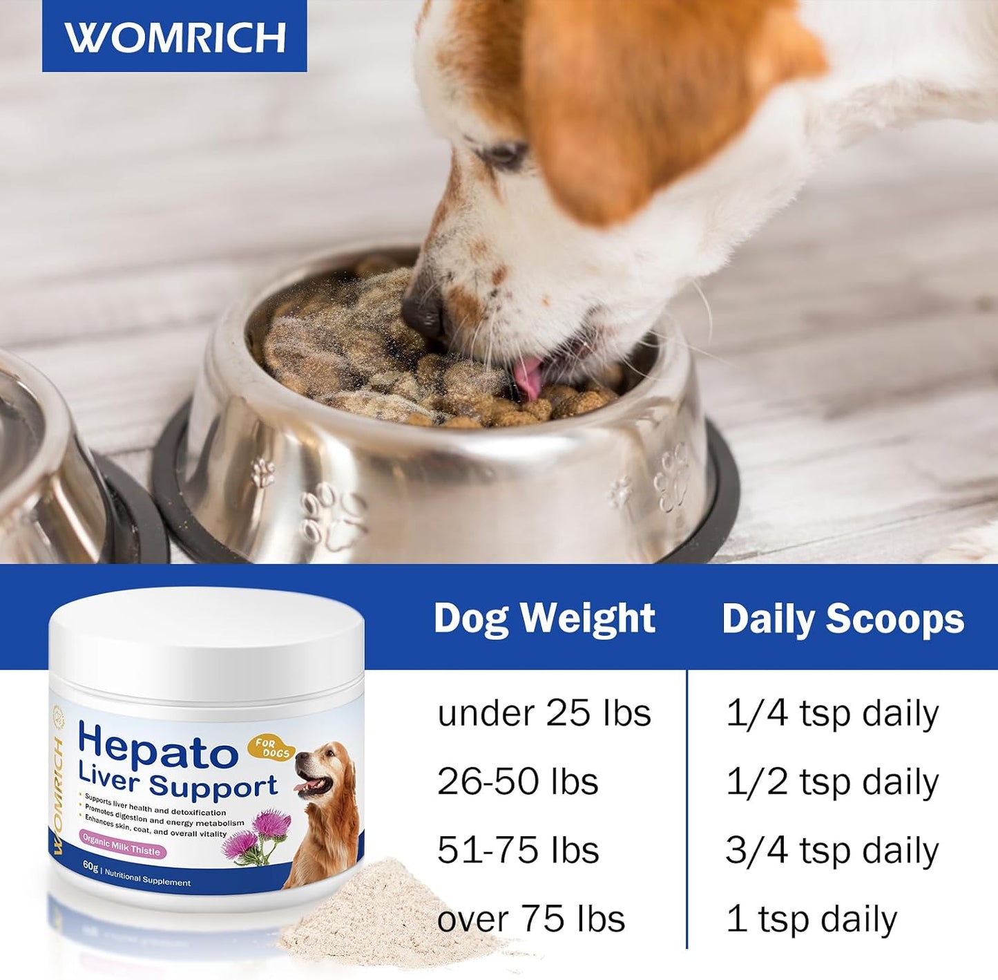 Hepato Liver Support for Dogs - Milk Thistle with Vitamin B Complex - görsel 4