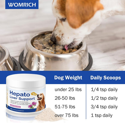 Hepato Liver Support for Dogs - Milk Thistle with Vitamin B Complex