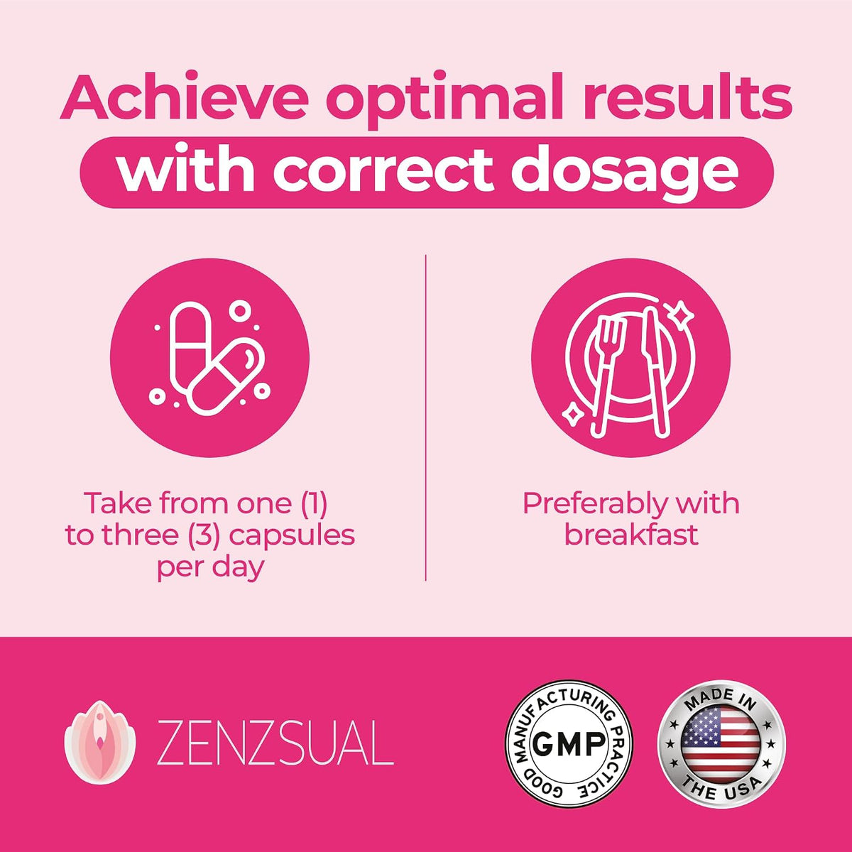 ZENZSUAL Libizenzs – Plant-Based Energy Support for Women – Caffeine-Free with Maca Root, Ashwagandha & Ginseng – 90 Vegan Capsules - görsel 5