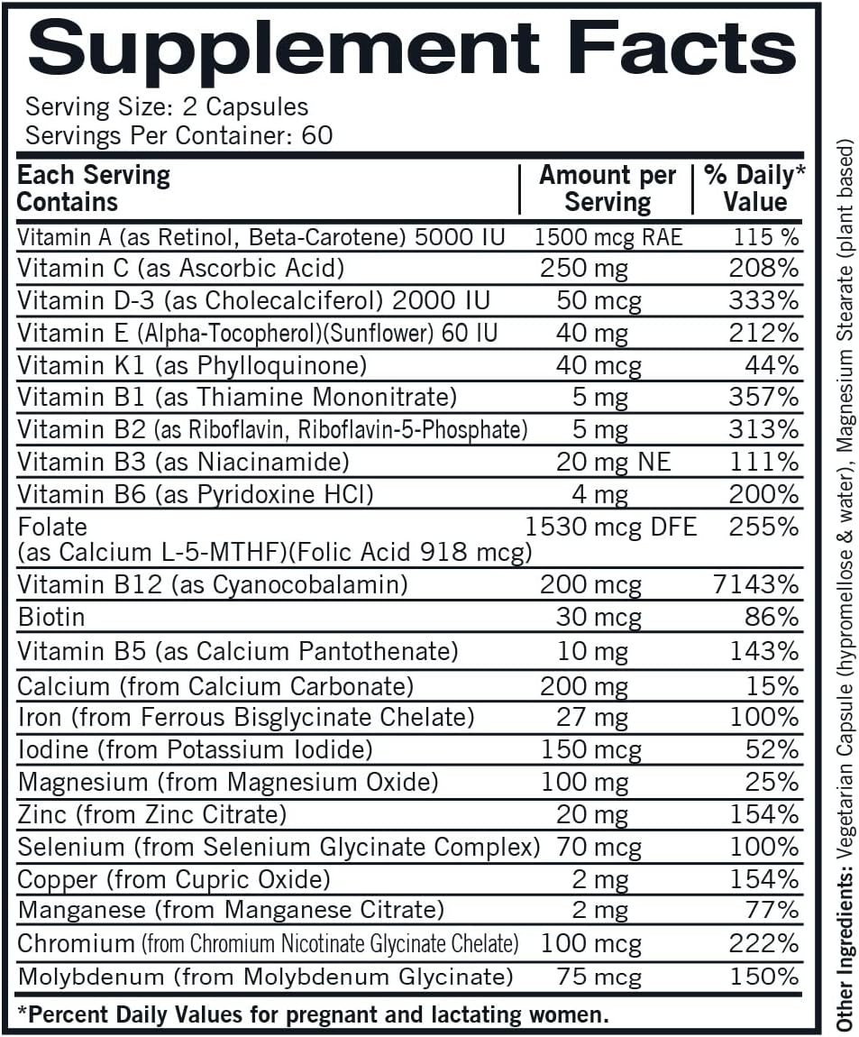 Prenatal Advanced Care, 120 Capsules, Kirkman Labs - görsel 2