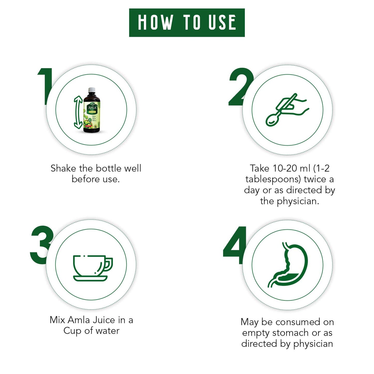 Dabur Amla Juice - Rich Source of Vitamin C - 100% Ayurvedic Health Juice - 1 Litre - görsel 5