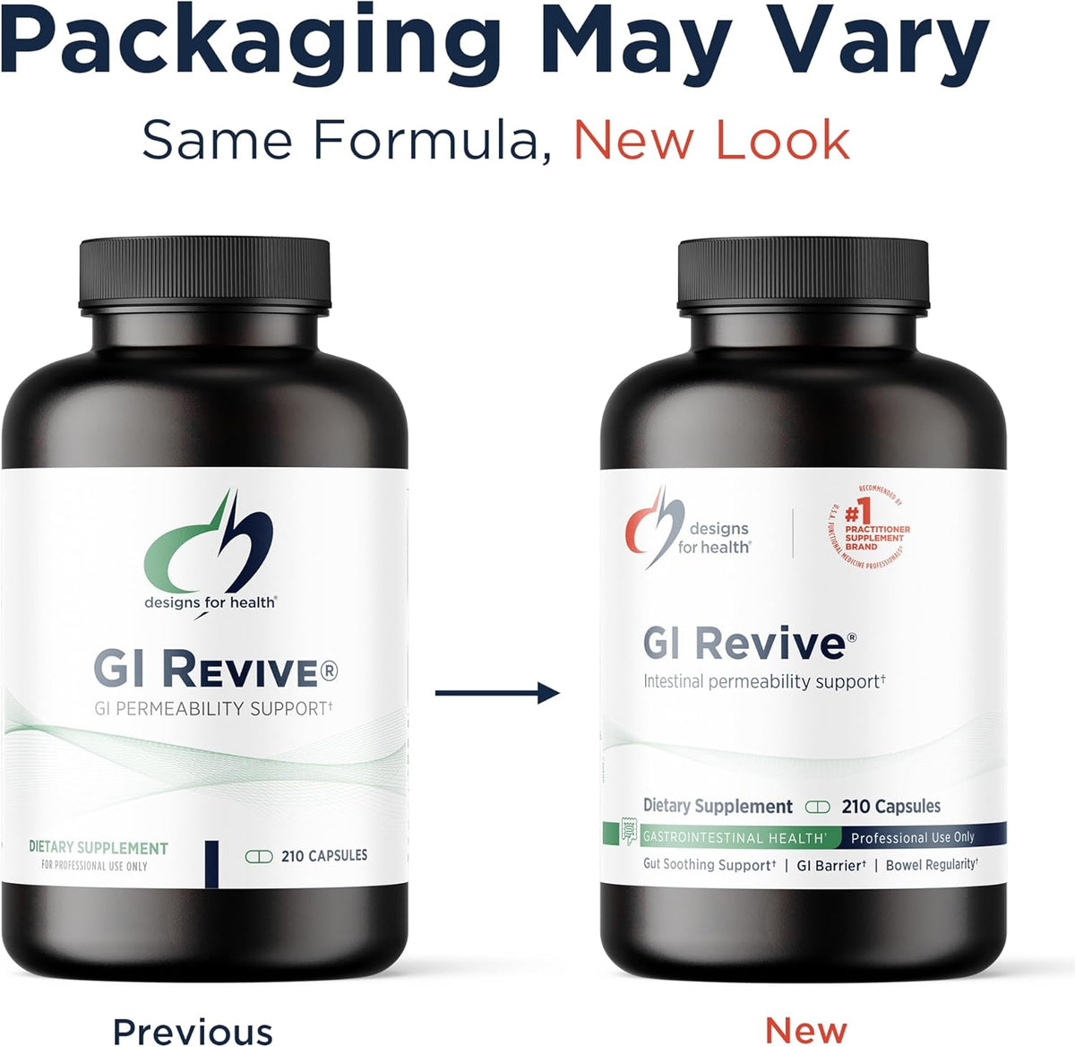 GI Revive - Gut Health Support with Slippery Elm, L-Glutamine & Zinc Carnosine (210 Capsules) - görsel 4