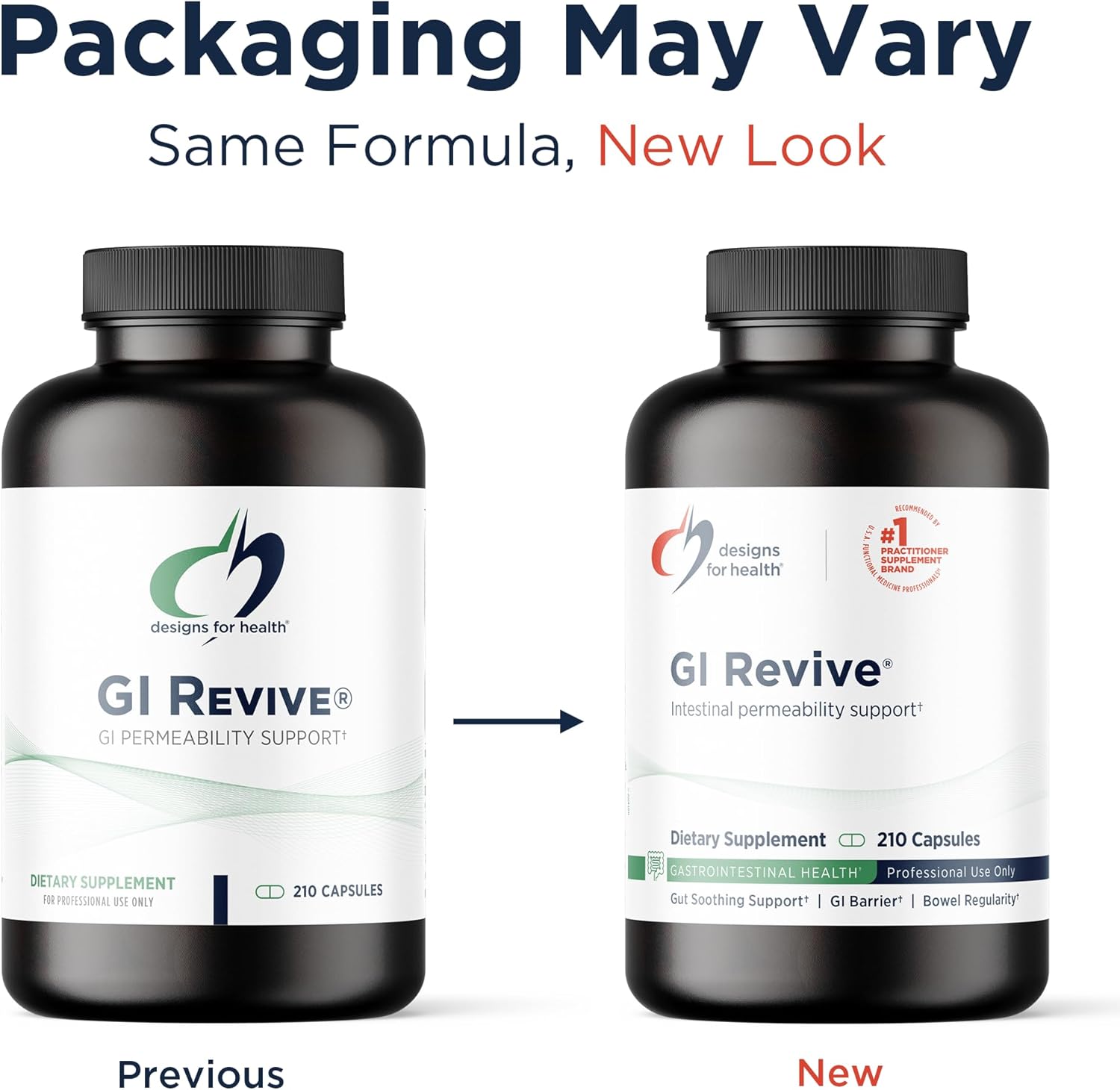GI Revive - Gut Health Support with Slippery Elm, L-Glutamine & Zinc Carnosine (210 Capsules) - görsel 4