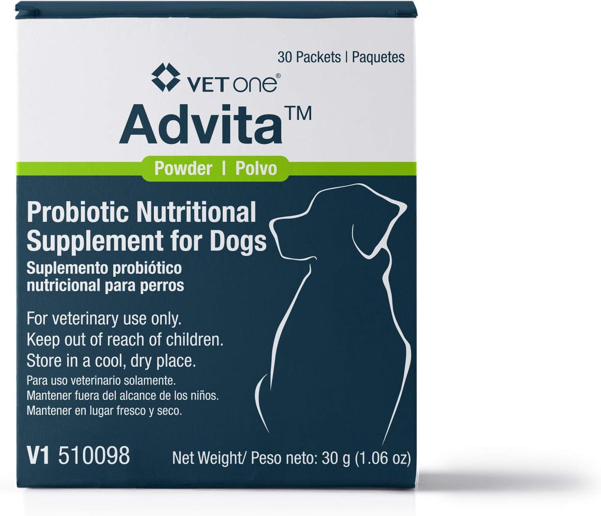 VetOne: Advita Probiotic Powder for Dogs – Daily Nutritional Supplement, 30 Sachets (6-Pack) - görsel 1