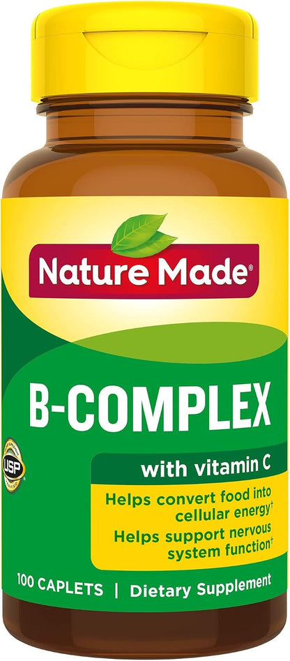 Nature Made B-Complex with Vitamin C Tablets, 300 Tablets (Pack of 3)