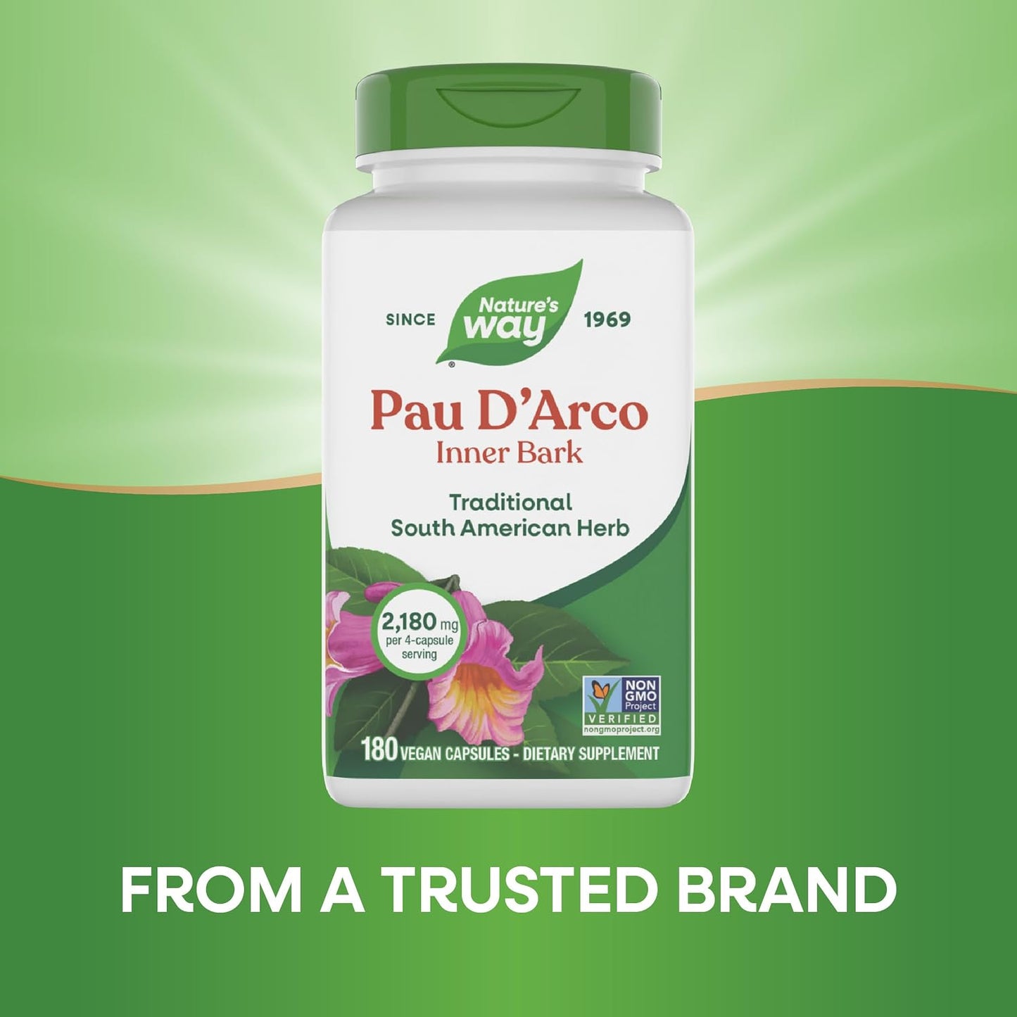 Nature's Way Pau d'Arco Inner Bark, 2,180 mg per Serving, 180 Capsules - görsel 4