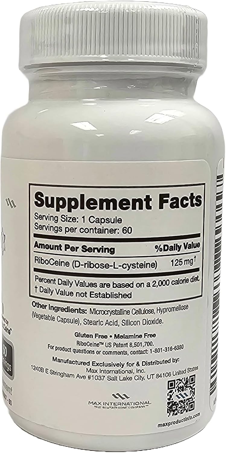 Max One, Focused RiboCeine Supplementation, 60 Vegetable Capsules, 30 Servings (Pack of 2) - görsel 2
