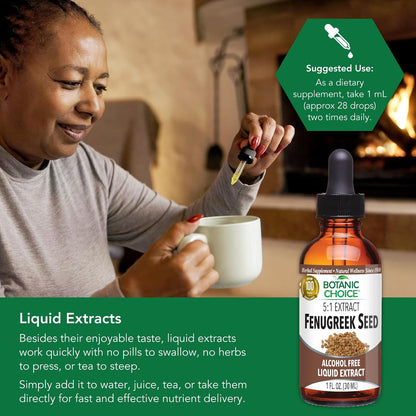 Botanic Choice Liquid Extract, Fenugreek Seed, 30ml