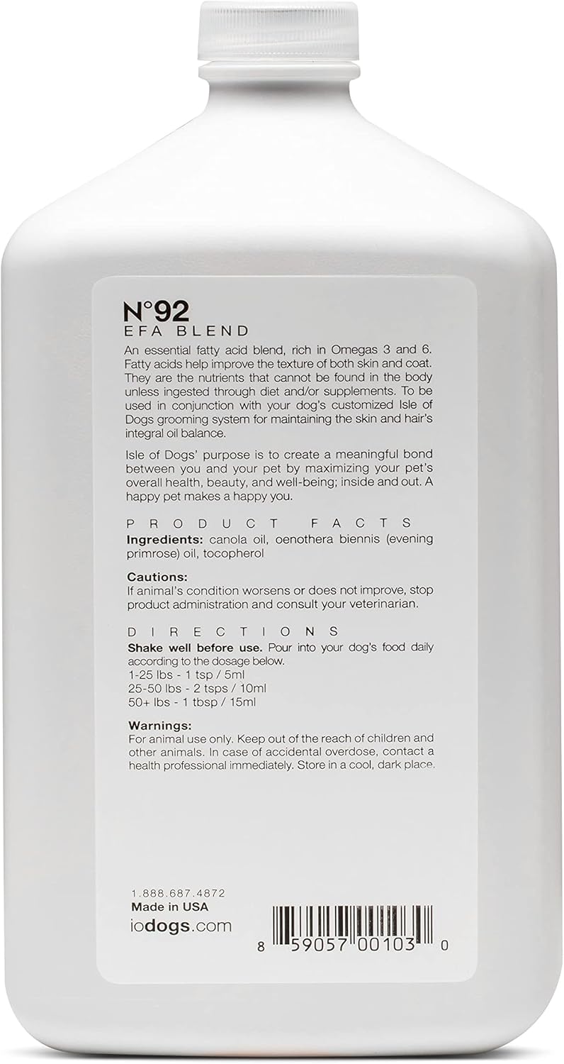 Isle of Dogs Coature No. 92 EFA Coat Supplement for Dogs - 1 Litre - görsel 2