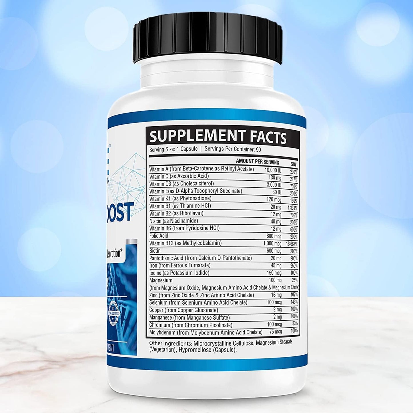 Bariatric Boost One-A-Day Multivitamin – 90-Day Supply with 45mg Iron - görsel 5