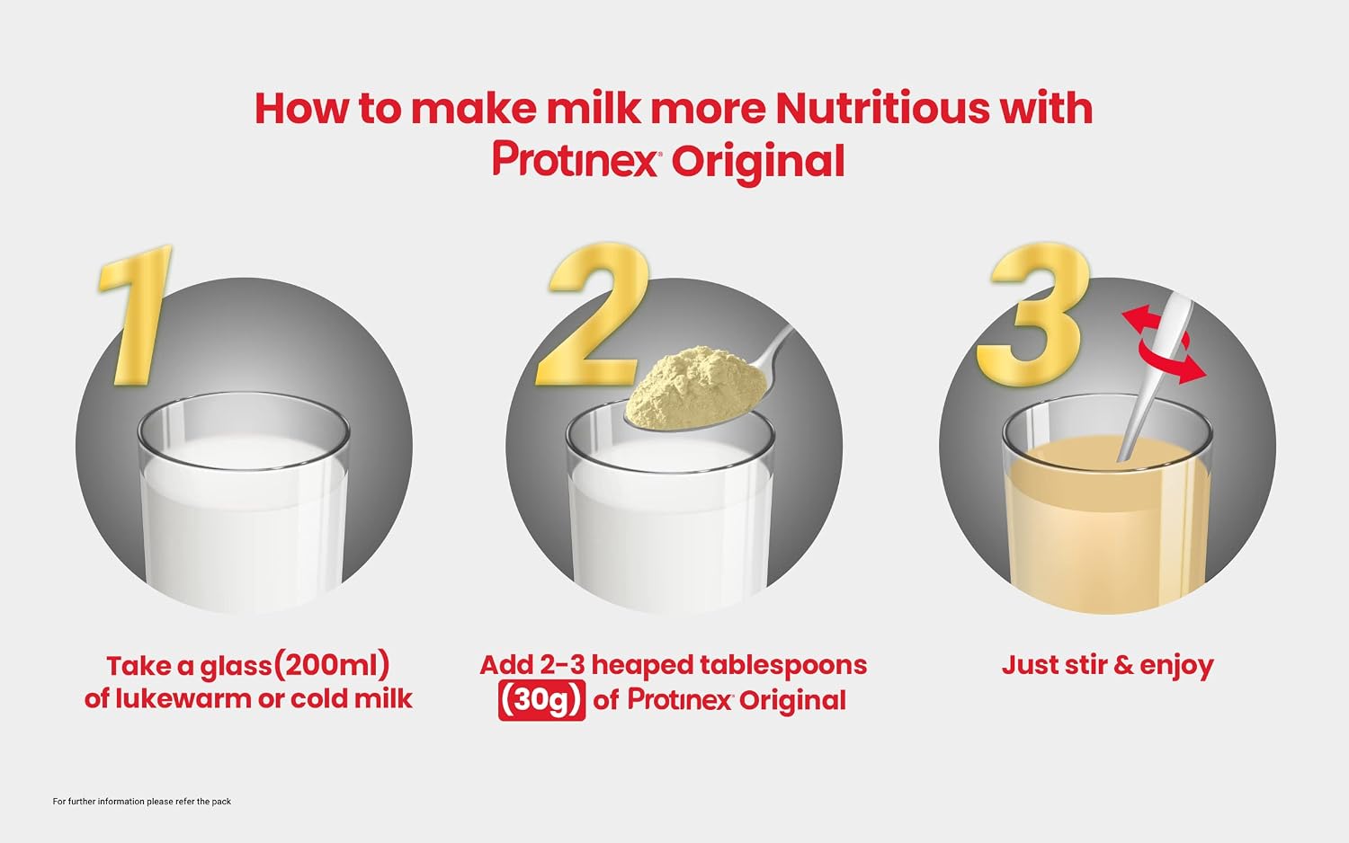 Protinex Original Health and Nutritional Drink - High Protein Powder with 17 Essential Vitamins and Minerals - görsel 3