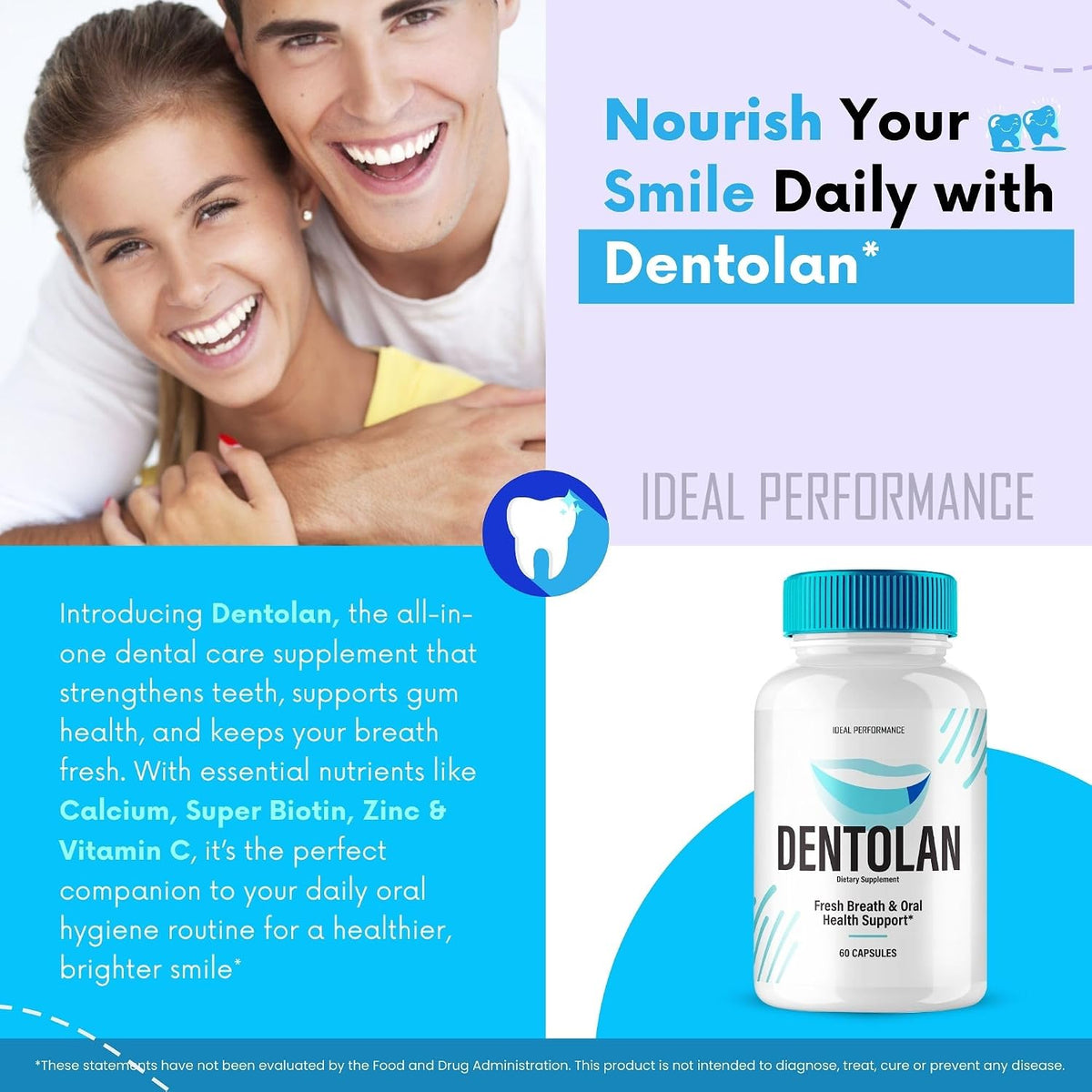 Dentolan Capsules for Fresh Breath and Oral Health - Maximum Strength All-Natural Food Supplement (60 Capsules) - görsel 6