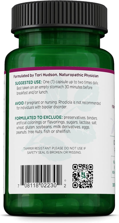 Vitanica Rhodiola Rosea Root Extract 200mg, – Improves mental focus: Many users report sharper concentration and – Image 3