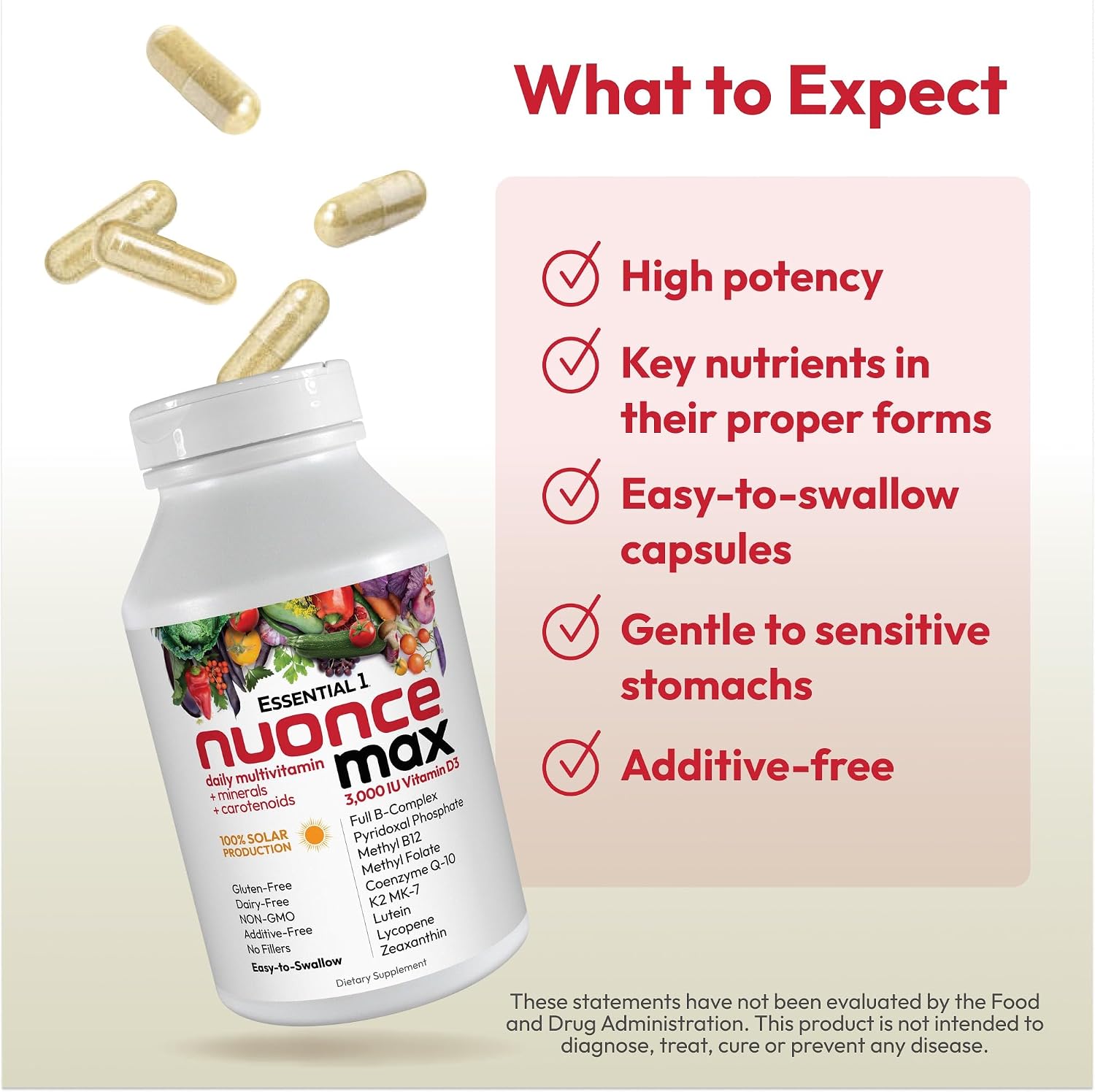 ANDREW LESSMAN Essential-1 nuonce max Multivitamin – 360 Capsules - görsel 5