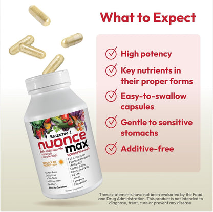 ANDREW LESSMAN Essential-1 nuonce max Multivitamin – 360 Capsules