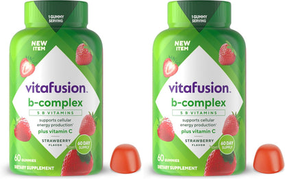 Vitafusion Vitamin B Complex Gummies - Strawberry Flavour - 60 Count