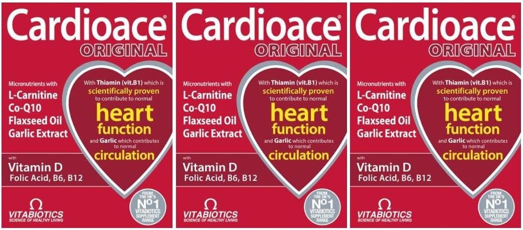 Vitabiotics - Cardioace | Bundle of 3 x 30 Tablets - görsel 1