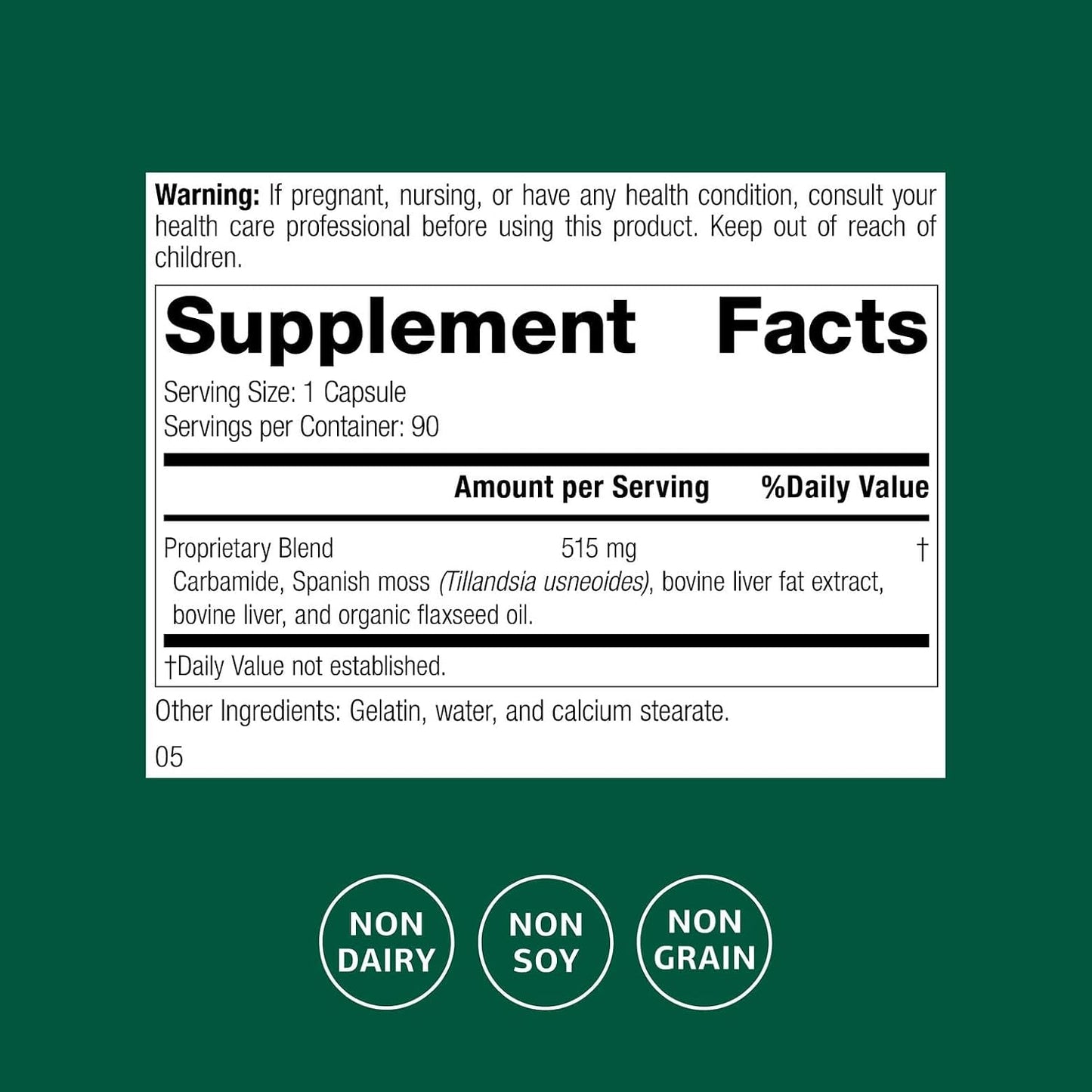 Standard Process Super-EFF - Fluid Level Food Supplement - 90 Capsules - görsel 2