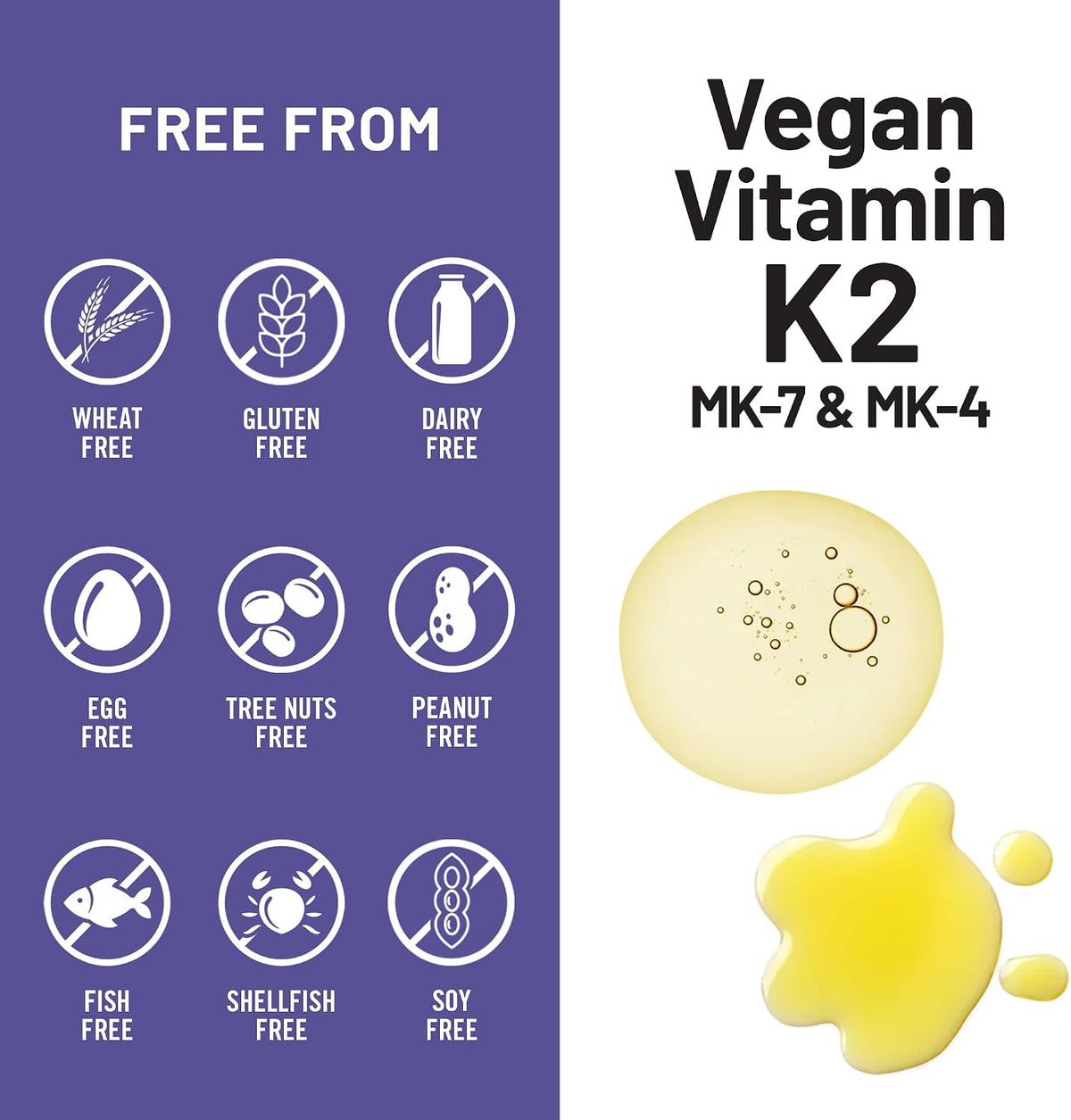 NatureWise Vitamin K2 600mcg Food Supplement with MK-7 and MK-4 - 90 Softgels – Image 5
