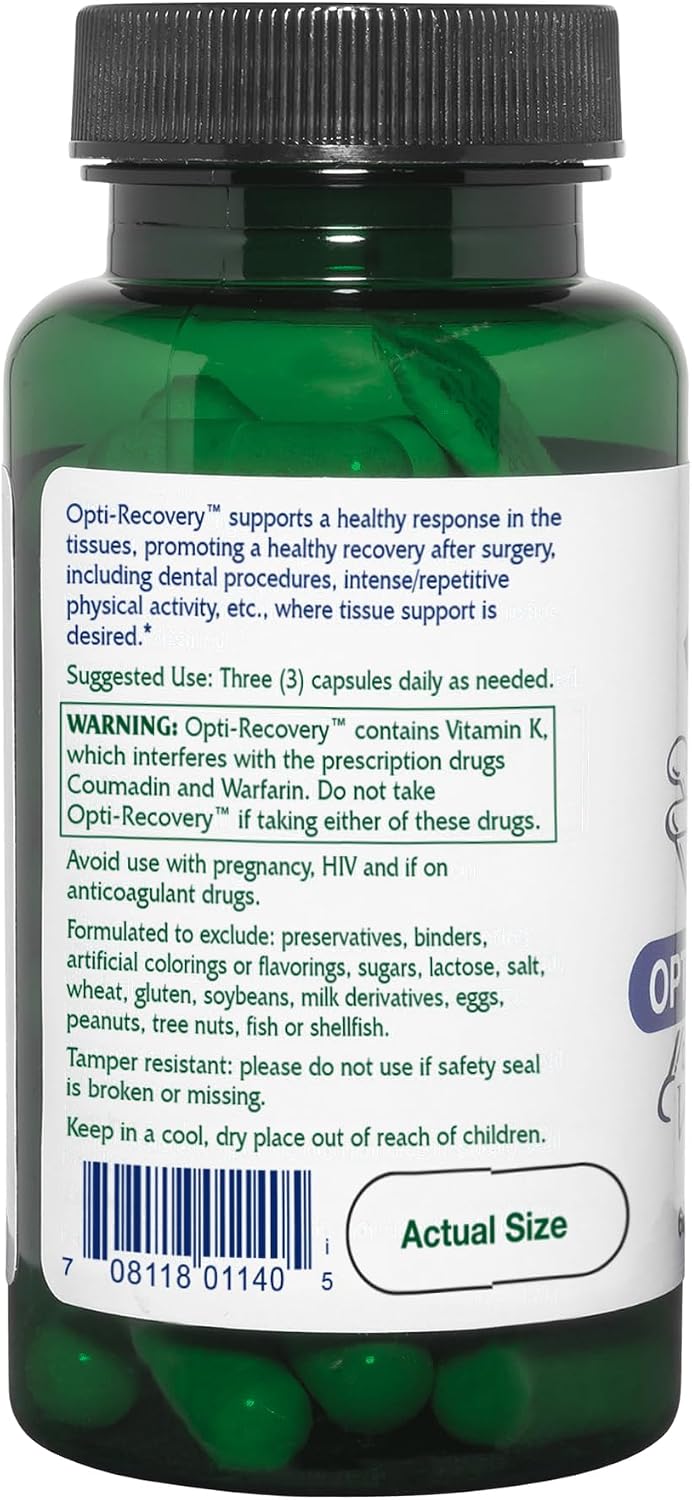 Vitanica Opti-Recovery - Pre & Post Surgery Support, 60 Capsules - görsel 3