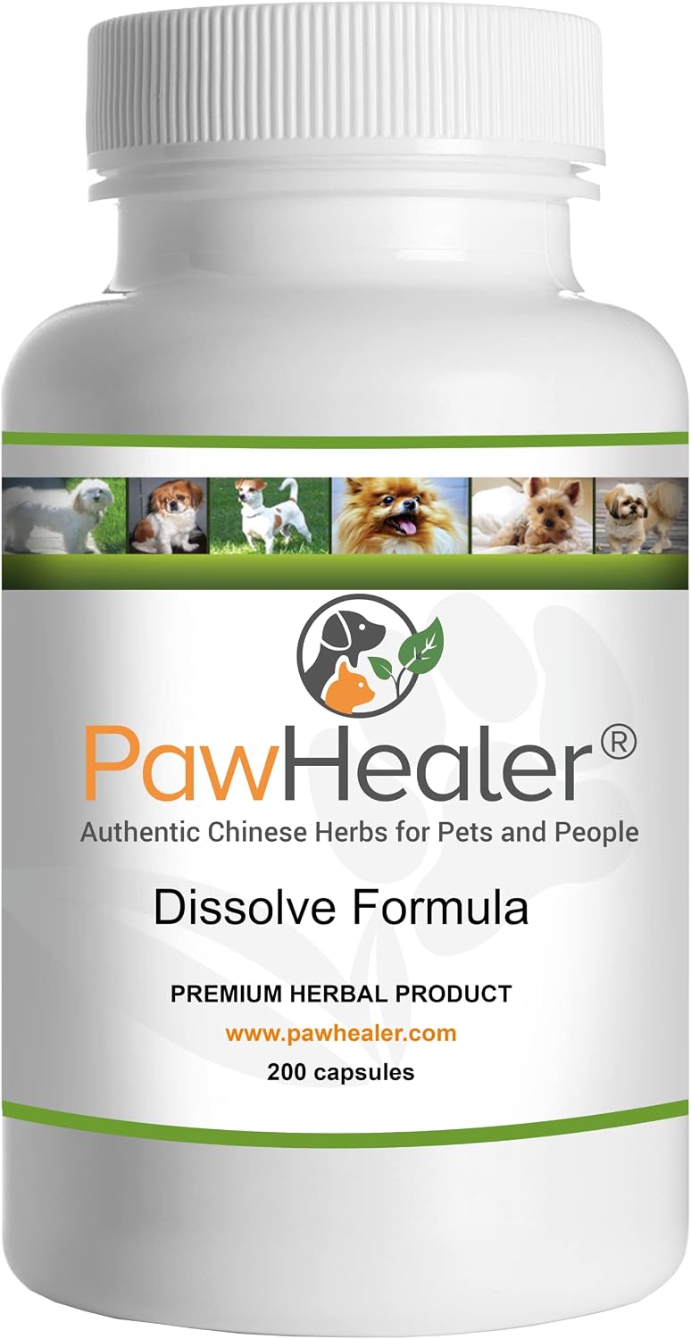 PawHealer® Dissolve Herbal Formula - 200 Capsules for Dogs - görsel 1