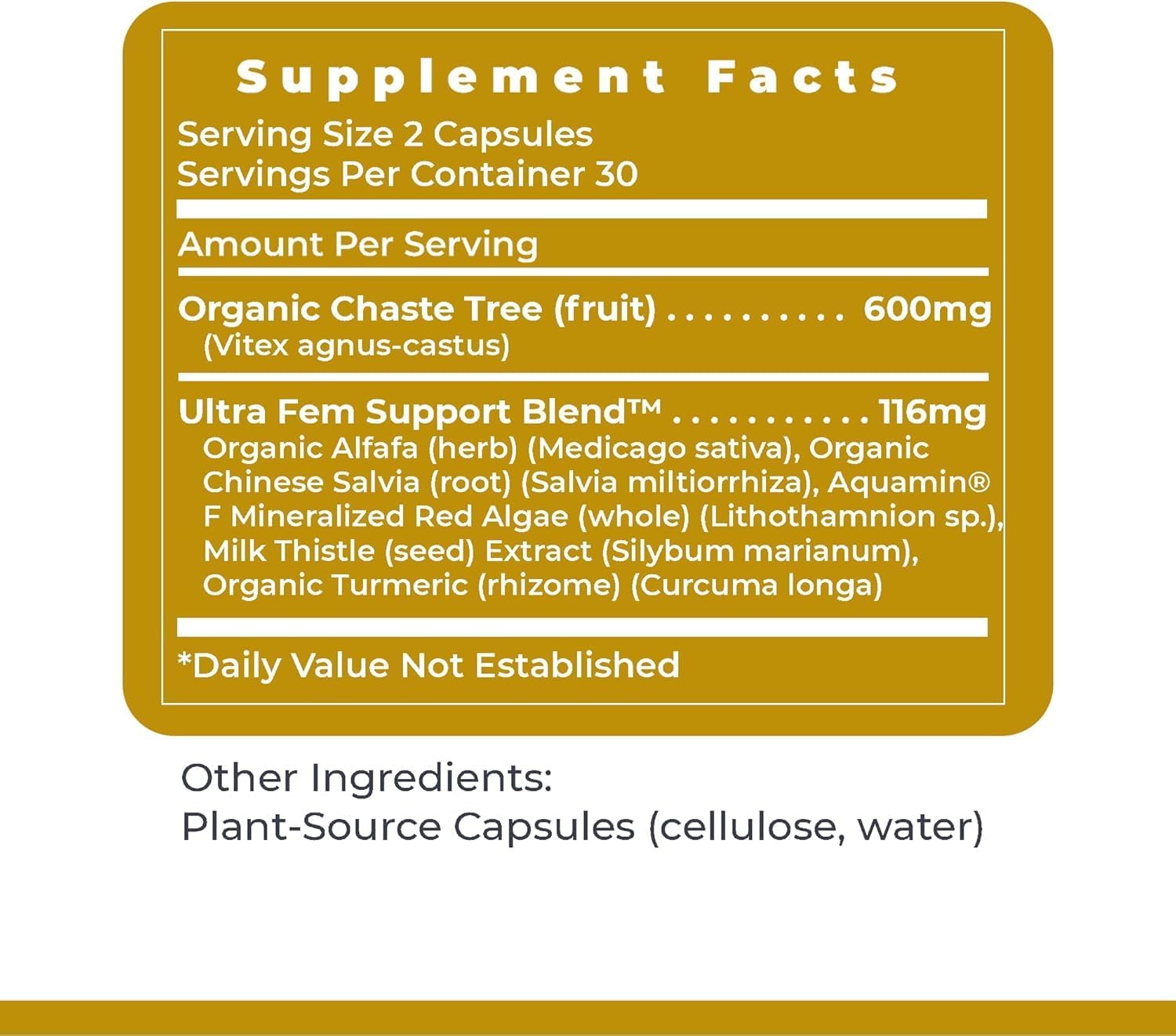 Premier Research Labs Fem Balance FX – Organic Chasteberry Supplement for Hormone Balance, 60 Vegetarian Capsules - görsel 6