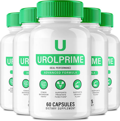 Urol Capsules – Official Prostate Support Supplement (5 Pack)