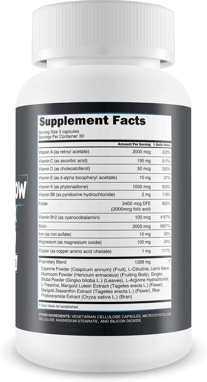 Blood Flow Nitrox Pro Plus – Improved Formula – Blood Circulation Supplement for Men - görsel 2