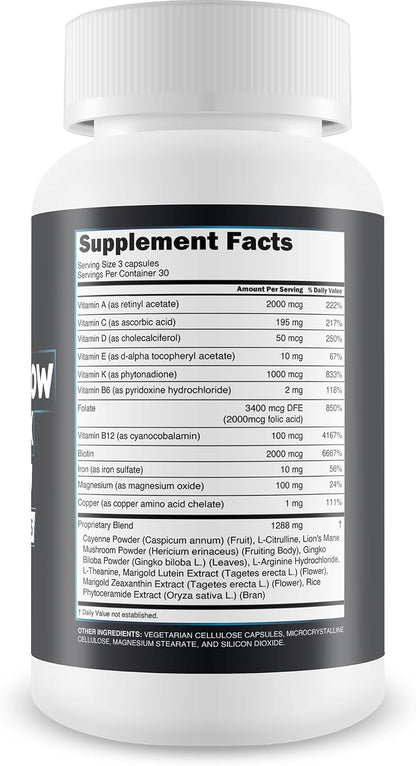 Blood Flow Nitrox Pro Plus – Improved Formula – Blood Circulation Supplement for Men