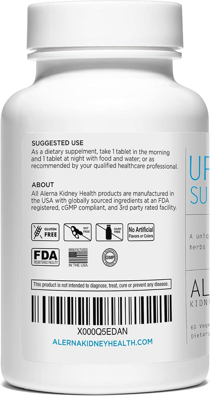 Uric Acid Support Supplement – Tart Cherry, Celery Seed, Turmeric, Quercetin – 60 Vegetarian Tablets (Pack of 3)