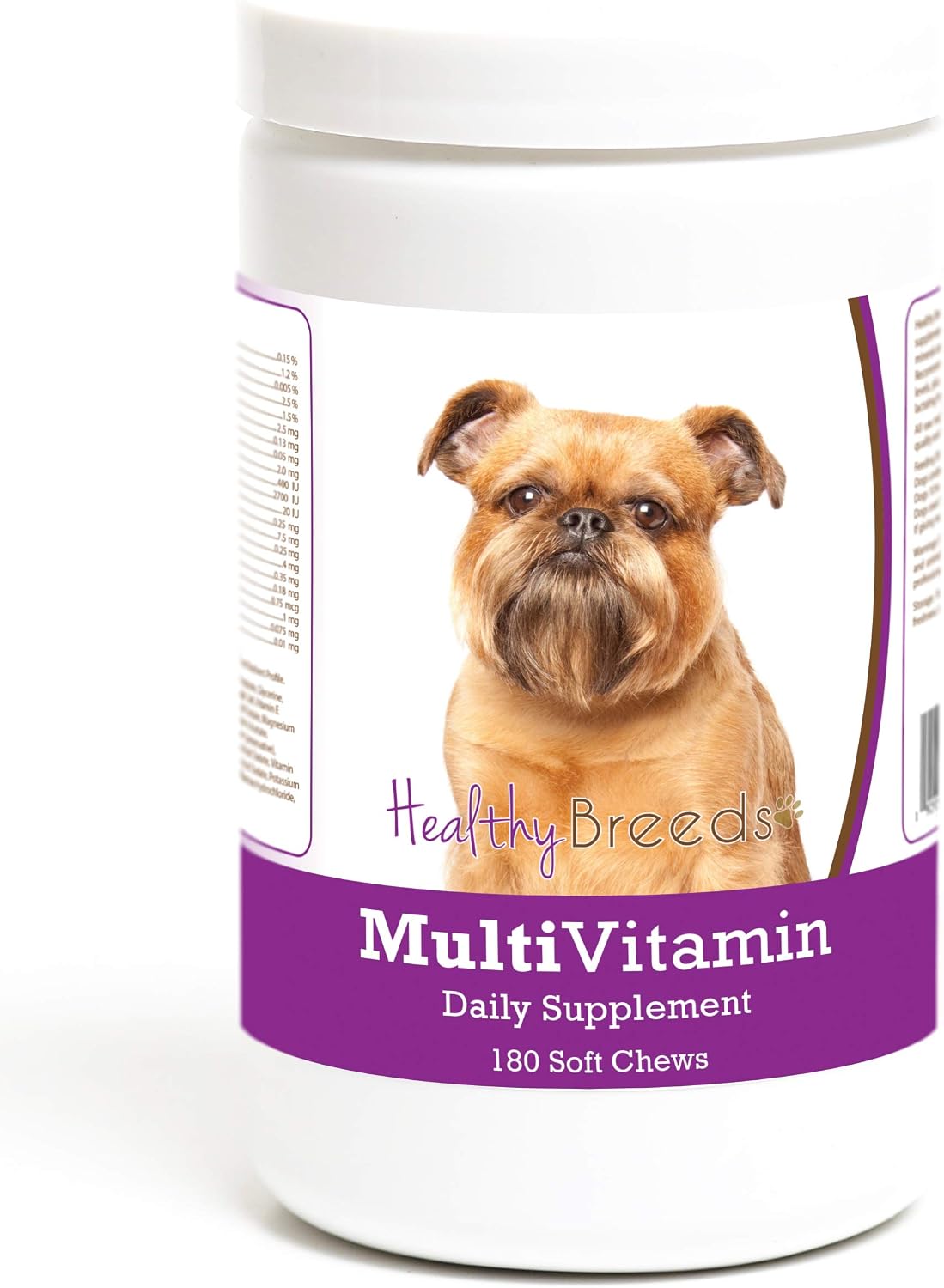 Healthy Breeds Brussels Griffon Multivitamin Soft Chew for Dogs 180 Count - görsel 1