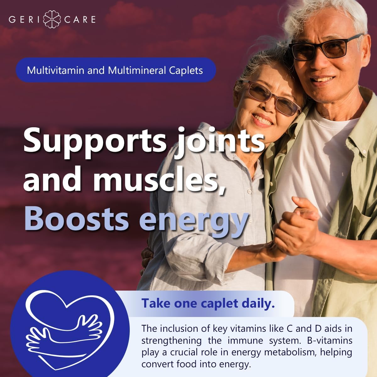 GeriCare Thera M Multivitamin Tablets, 100 Tablets - görsel 7