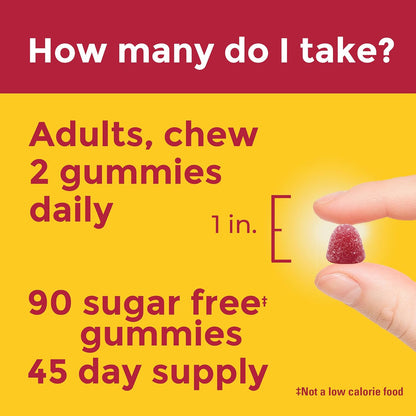 Nature Made Zero Sugar Multivitamin Gummies, 90 Gummies