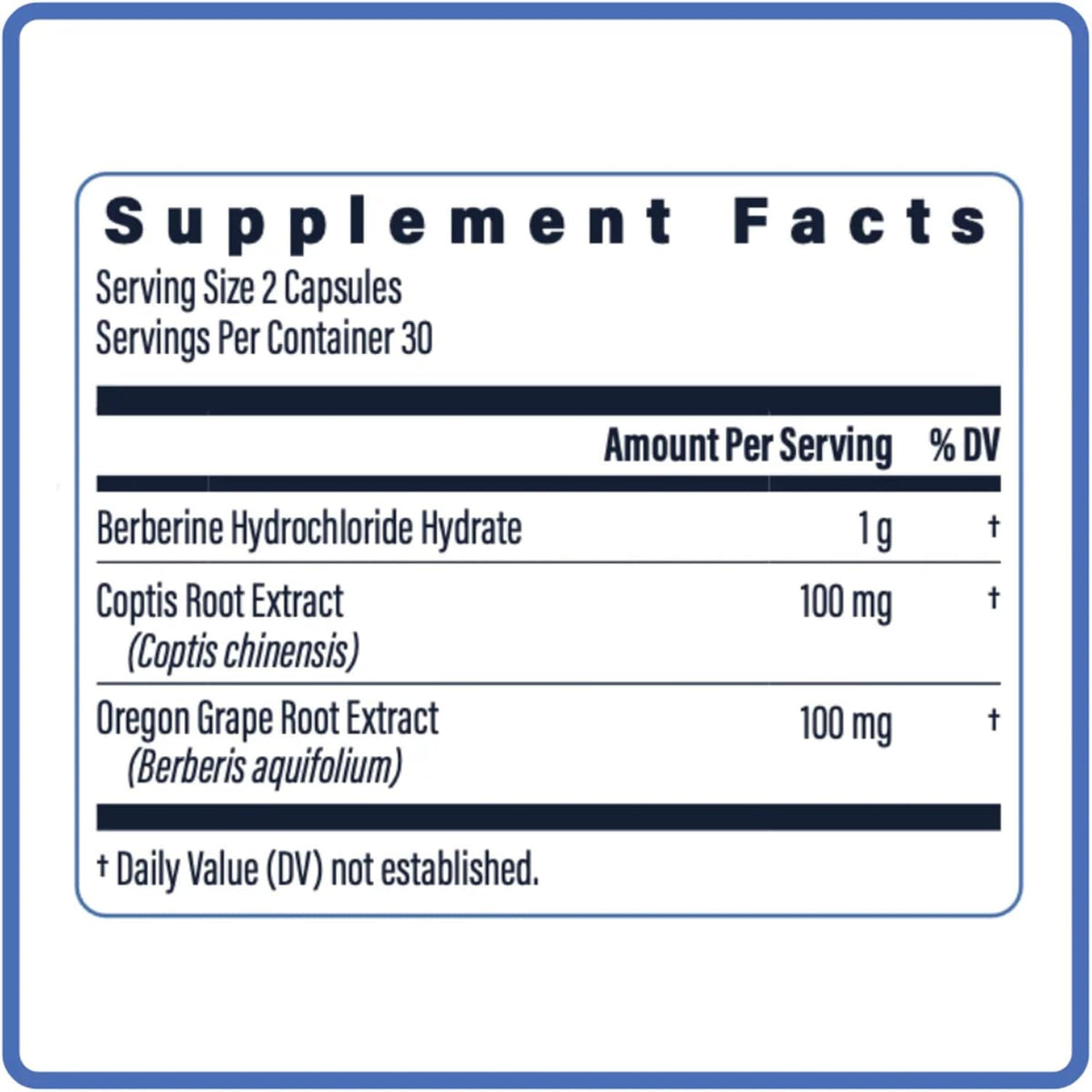 TriBerine – 1000 mg Triple-Source Full Spectrum Berberine Blend, 60 Vegetarian Capsules - görsel 2