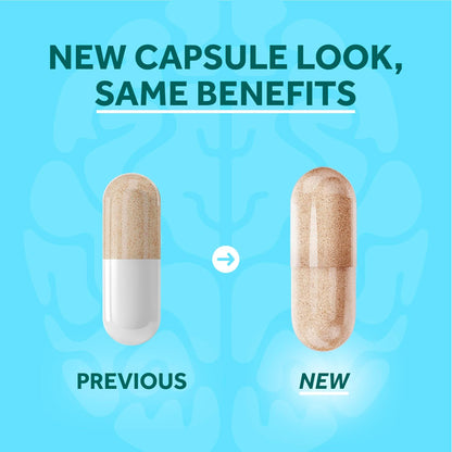 NEURIVA Plus Brain Supplement for Memory and Focus, with Vitamin B6, B12, Folic Acid, 30 Capsules