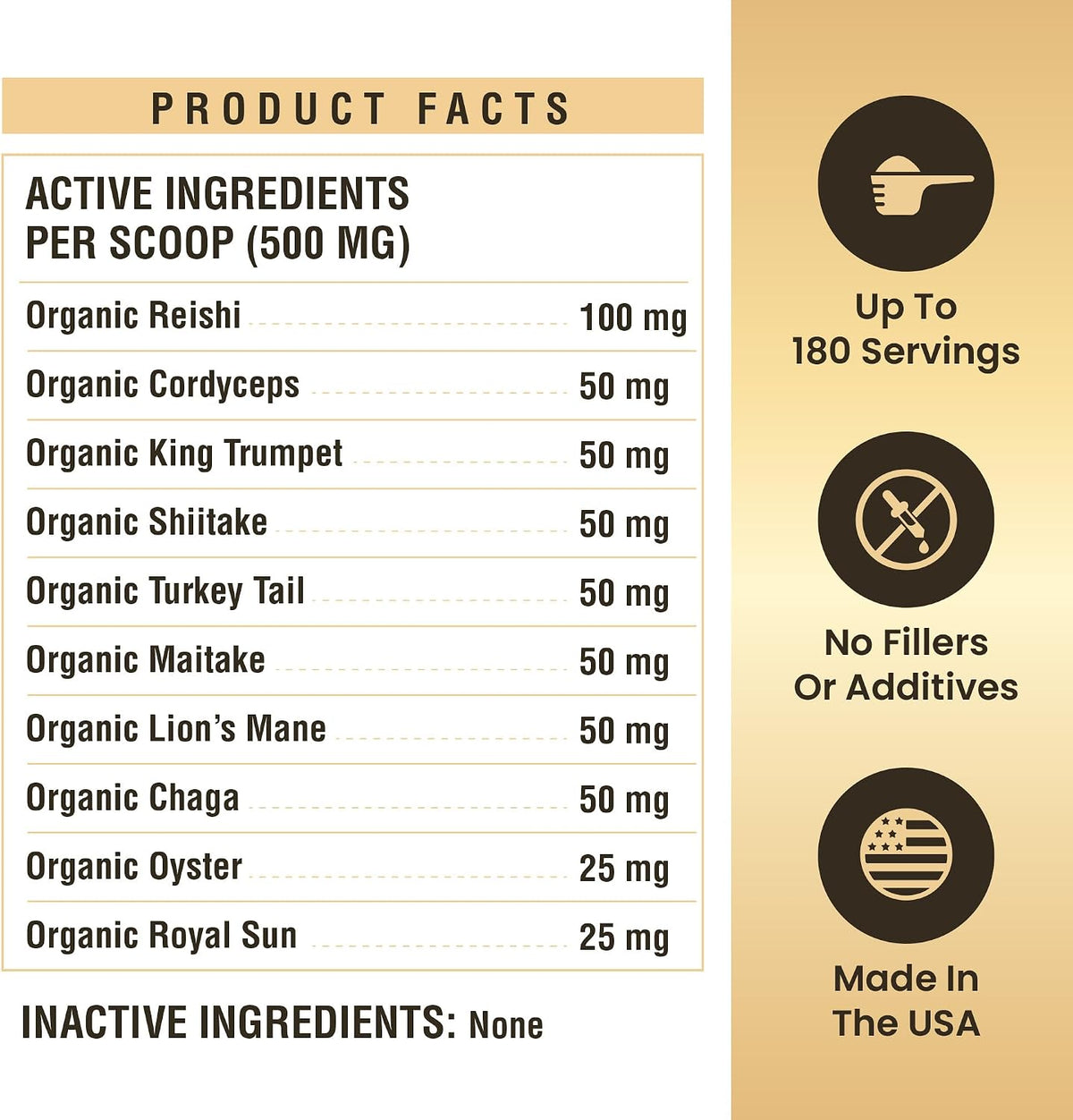 Organic Mushroom Powder for Dogs and Cats - Organic Mushroom Complex for Immune Support, Cognition and Vitality - 180 Scoops - görsel 7